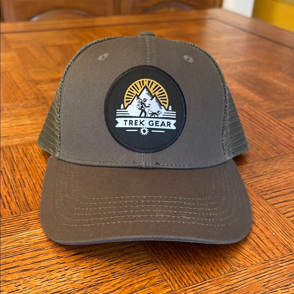 Trek Gear Olive Green snapback Trucker hat